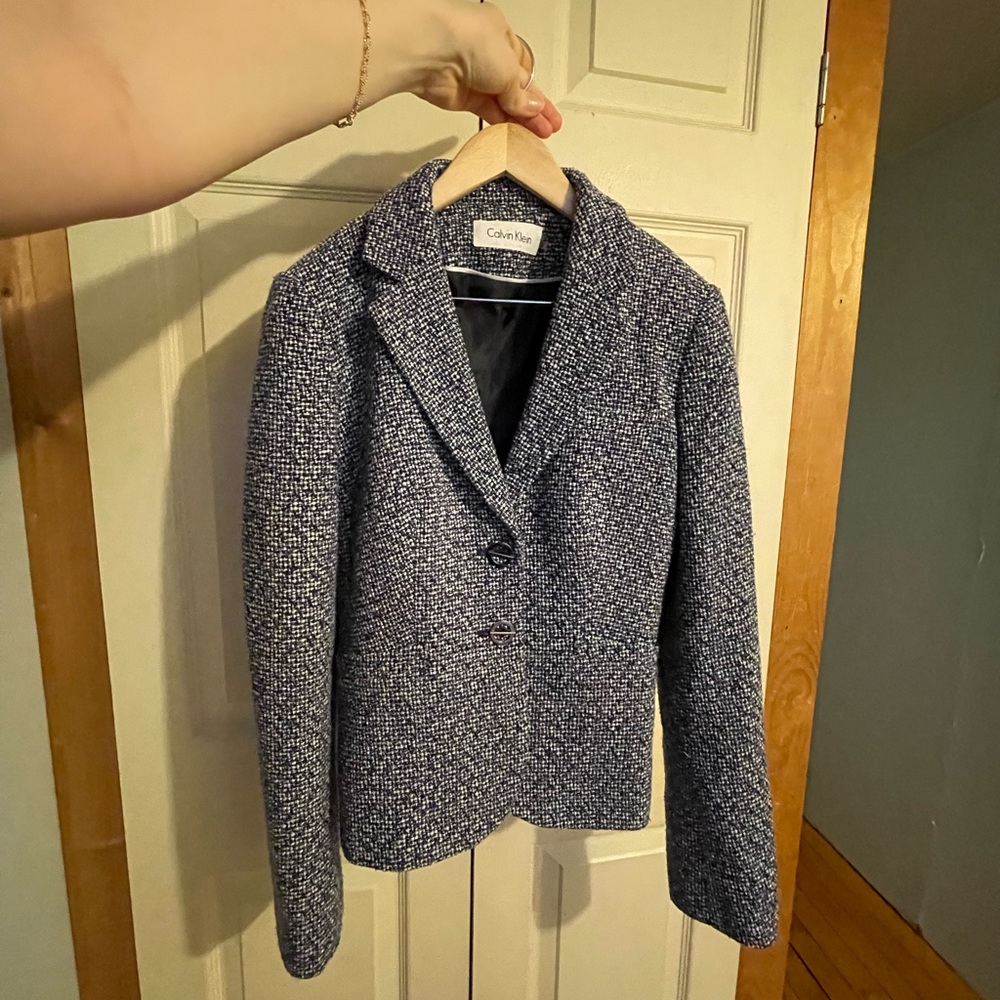 Calvin Klein Women's Blue Blazer